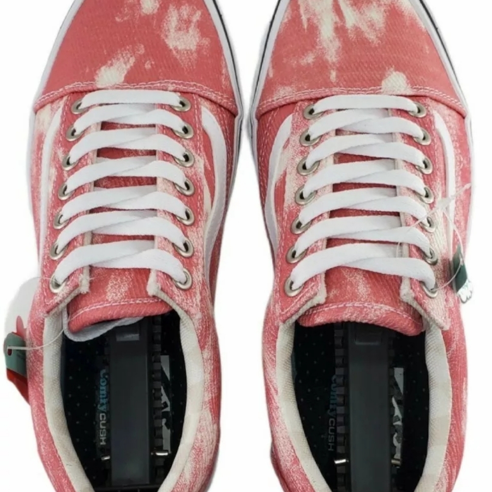 VANS COMFYCUSH OLD SKOOL IN BLOOM RED Size 7 Men 8 - Picture 4 of 9